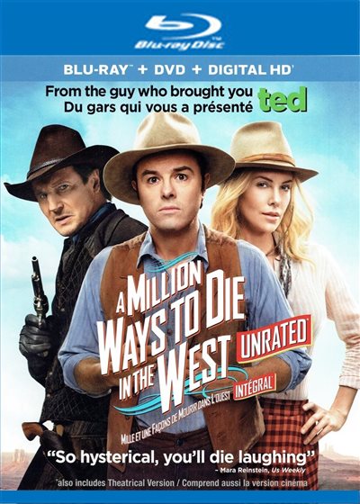 A Million Ways to Die in the West - Blu-ray - 025192244964