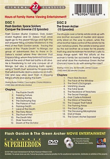 Disc Title Back Cover