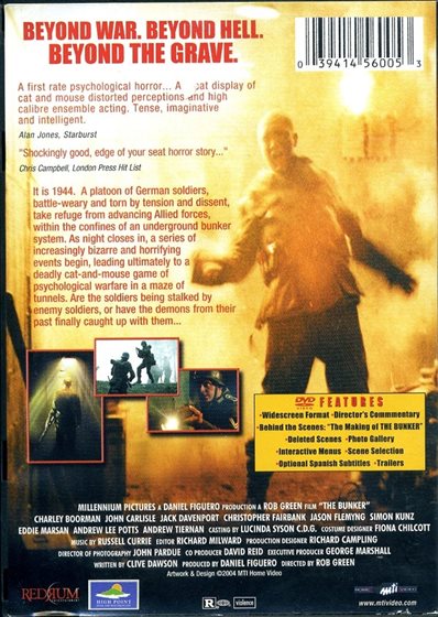 Disc Title Back Cover