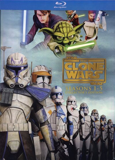 Star Wars: Clone Wars - Season 1-7 - Blu-ray - 883929658992