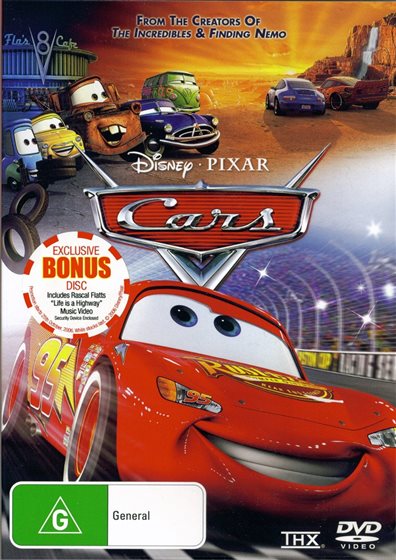 Cars - DVD - 9398521292037 - Australia - 10/25/2006 - My Movies