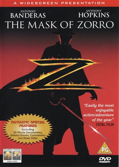 The Mask of Zorro - DVD - 5035822610231 - United Kingdom - 10/25