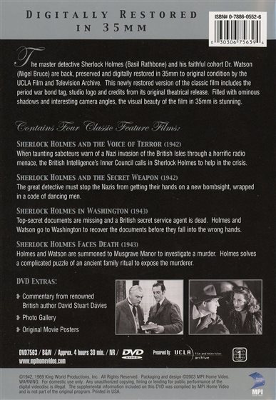 Disc Title Back Cover