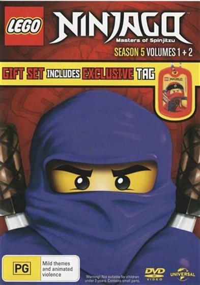 LEGO Ninjago: Masters of Spinjitzu - Season 5 Volumes 1 + 2 - DVD