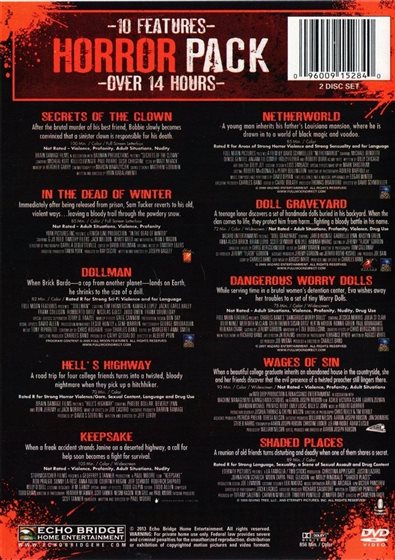Disc Title Back Cover