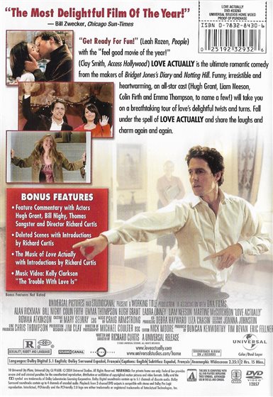 Disc Title Back Cover