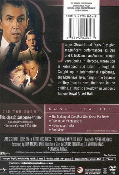 Disc Title Back Cover