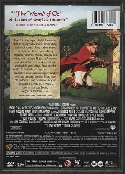 Disc Title Back Cover