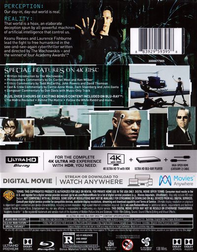 Disc Title Back Cover