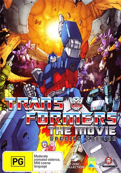 Transformers: The Animated Movie - DVD - 9322225056152 - Australia
