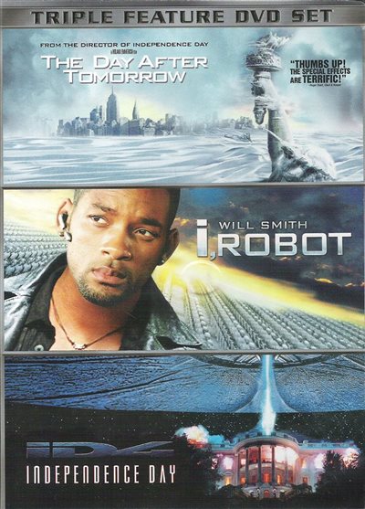 The Day After Tomorrow / I, Robot / Independence Day - DVD