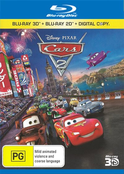 Cars 2 - 3D - Blu-ray - 9398571562074 - Australia - My Movies